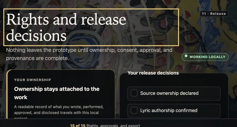 A focused view of ownership and release approval decisions in Dream Unified